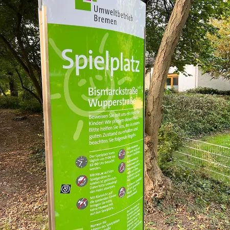 Immostay #3 - Mit Grossem Balkon, Parkplatz & Wlan- Naehe Zentrum Apartment Bremen