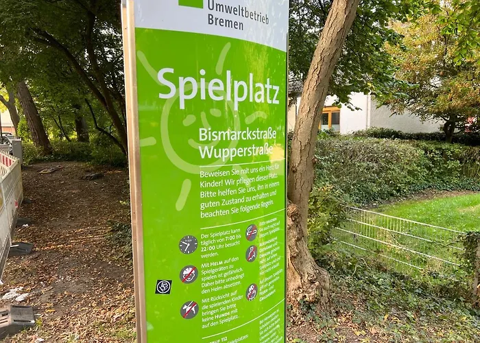 Immostay #3 - Mit Grossem Balkon, Parkplatz & Wlan- Naehe Zentrum Lägenhet Bremen