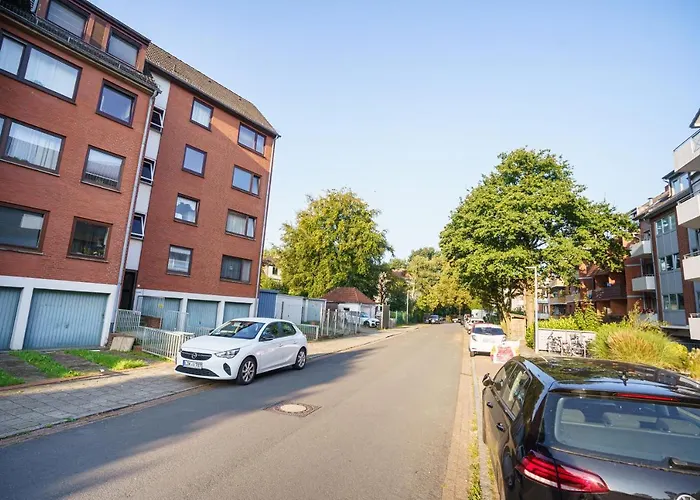 Lägenhet Immostay #3 - Mit Grossem Balkon, Parkplatz & Wlan- Naehe Zentrum Bremen