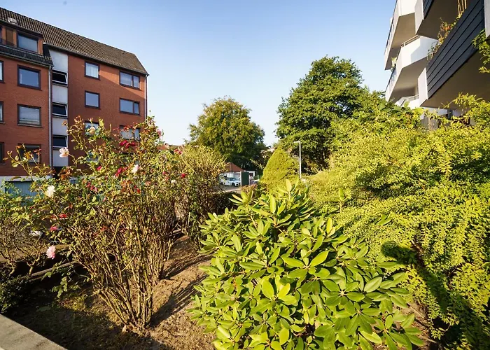 Immostay #3 - Mit Grossem Balkon, Parkplatz & Wlan- Naehe Zentrum 公寓 不莱梅